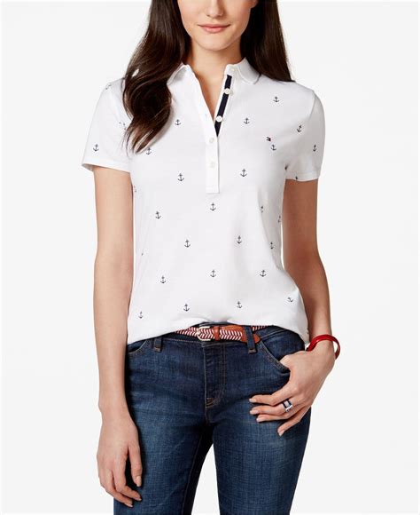 tommy hilfiger polo tops women.